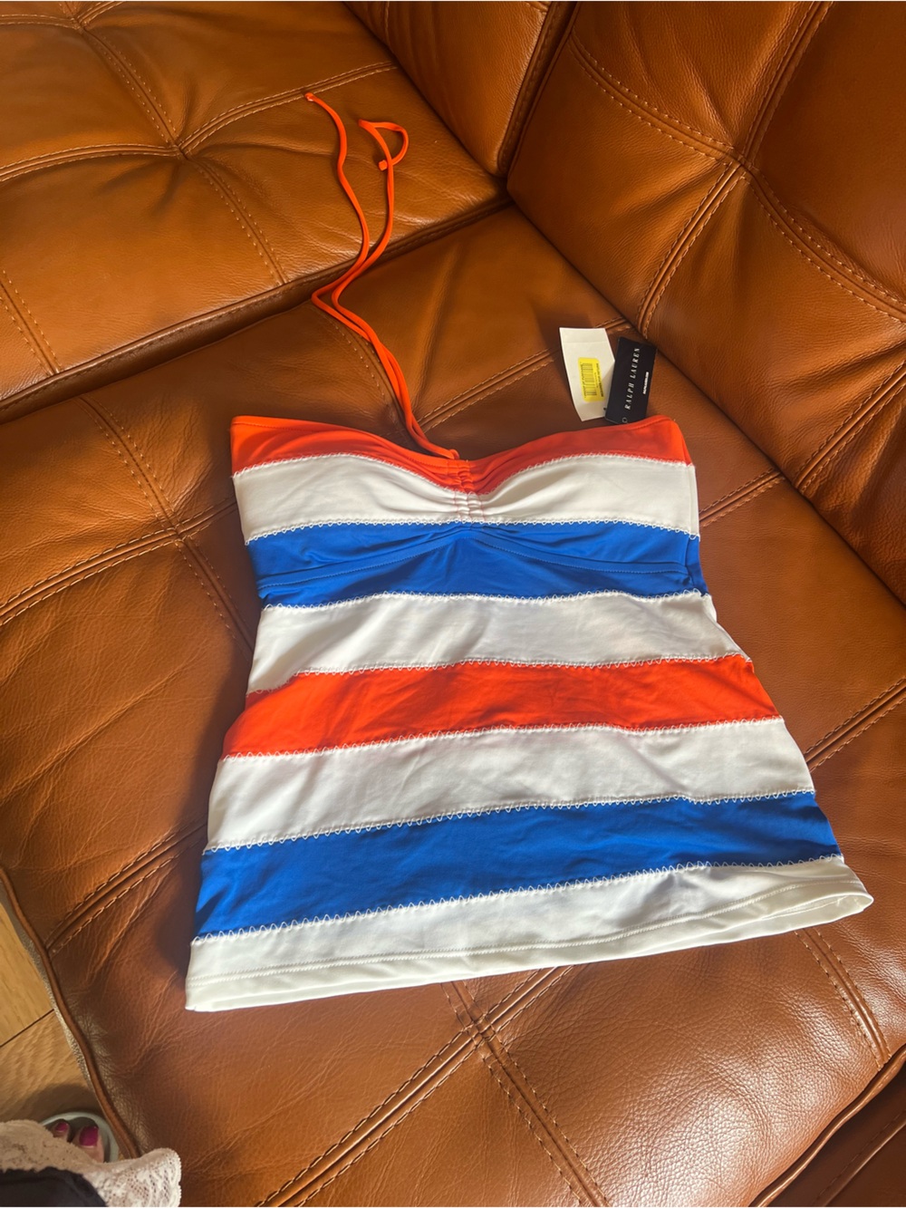 NWT Ralph Lauren Tankini Sz S Beach vacation Swimming